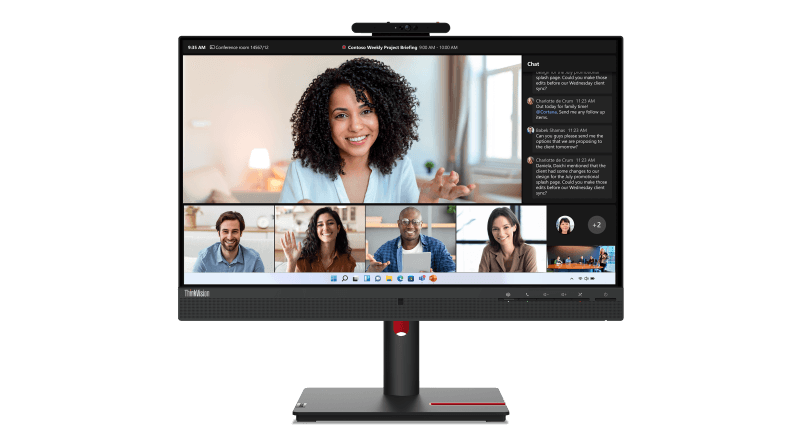 Monitor Lenovo ThinkVision T24mv-30 | 23.8" FHD 1920×1080 | IPS | PN: 63D7UAR3EU