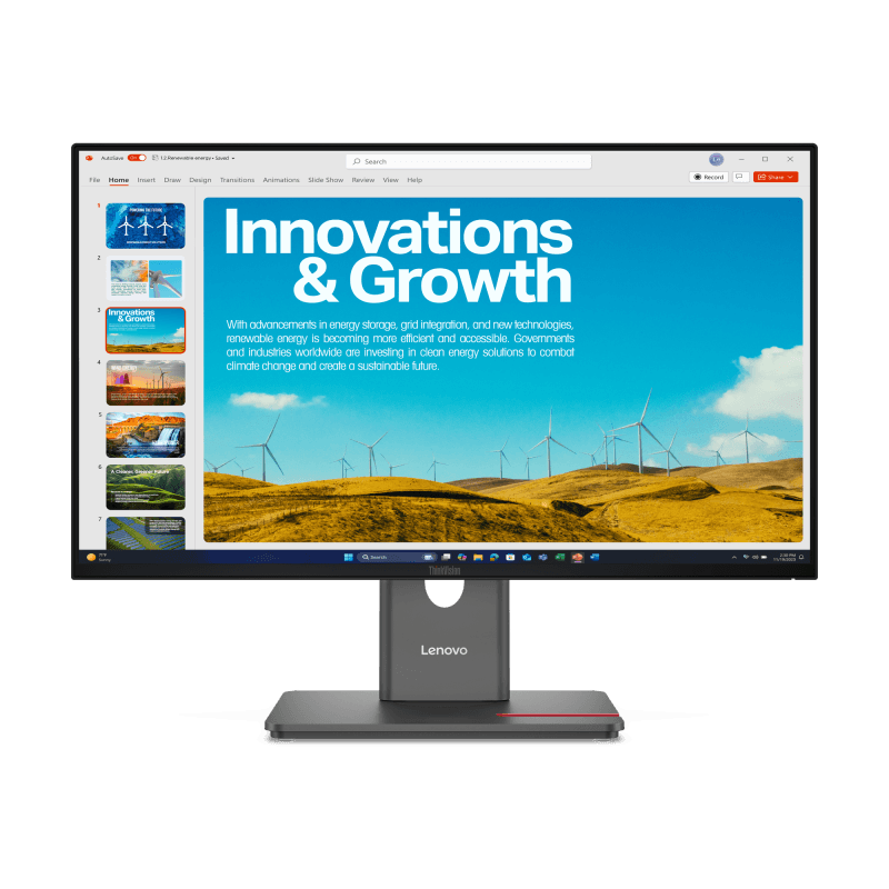 Monitor Lenovo ThinkVision P24QD-40 | 23.8" QHD 2560×1440 | IPS | PN: 64B1GAT1EU